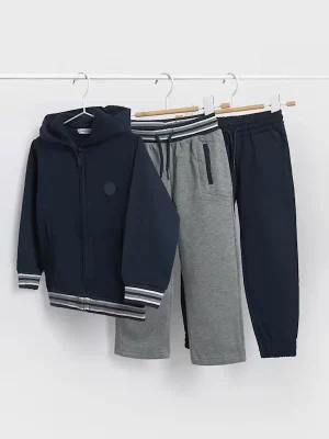 Chándal Niño 3 Piezas Mayoral Azul y Gris (Ref. 4812)